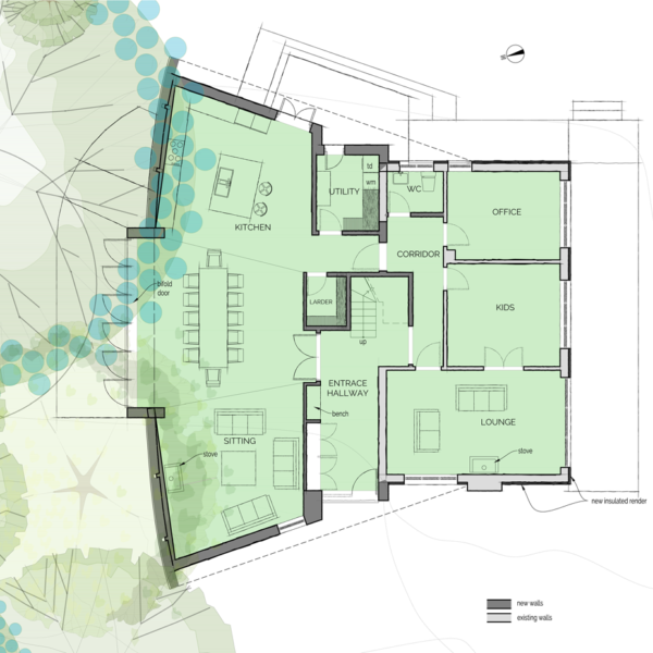 7057-Proposed Ground Floor Plan